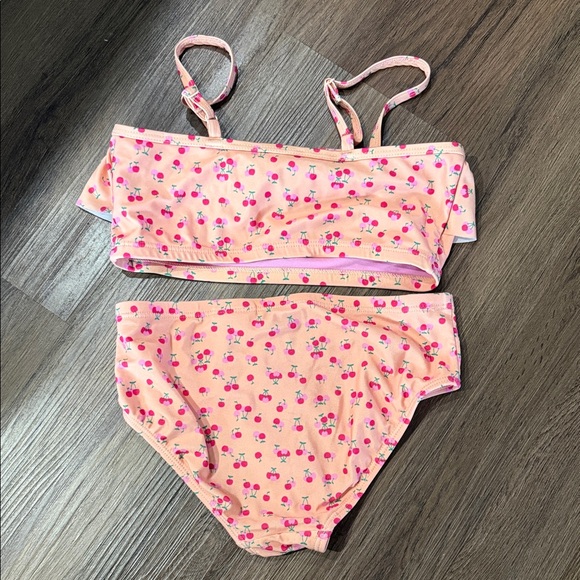 Epic Threads Pink Cherry Ruffle Two-Piece Swim Set - Picture 3 of 3